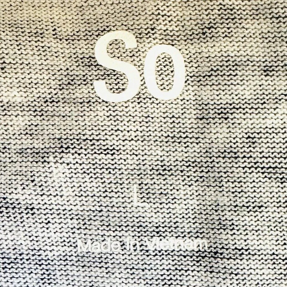 NWT SO Juniors Long Sleeve Pullover Collared Neck Striped Blue Shirt Size Large - Picture 11 of 13